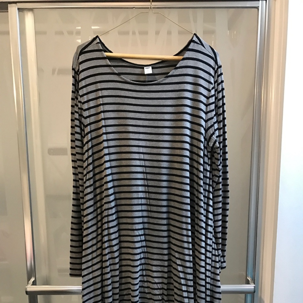 Striped swing dress